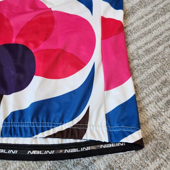 Women's Nalini Floral Sleeveless Cycling Jersey - Pink and Blue - Picture 3 of 12